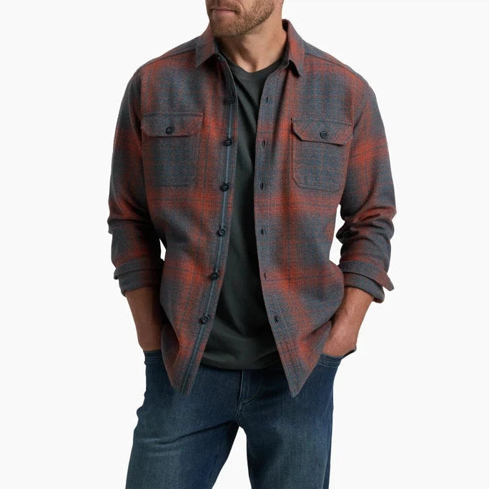 Single-shoulder Neck Design Kuhl Men's Deviatr Shirt-Jac
