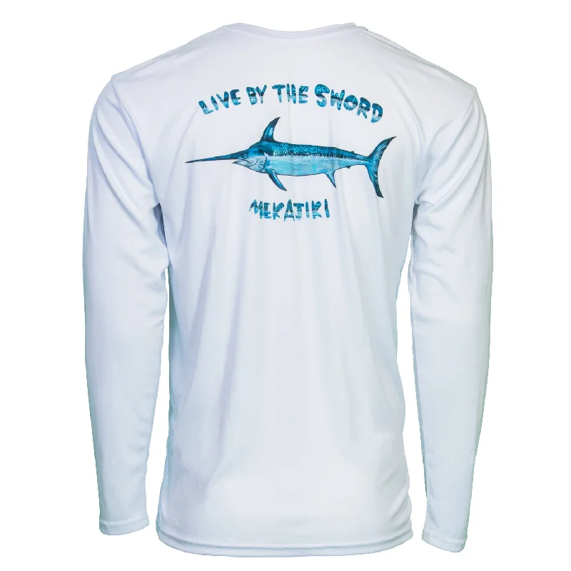 Cozy Vibes Live By The Sword Long Sleeve Performance Shirt