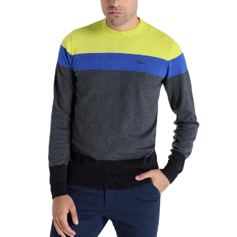 Customized Version Lois lightweight color block sweater