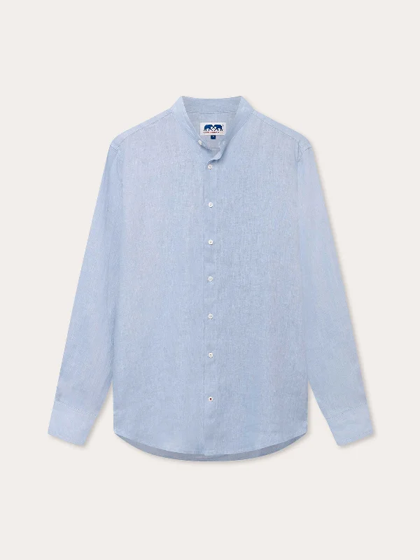 Celebrity Picks Men's Elephant Palace Sky Maycock Linen Shirt