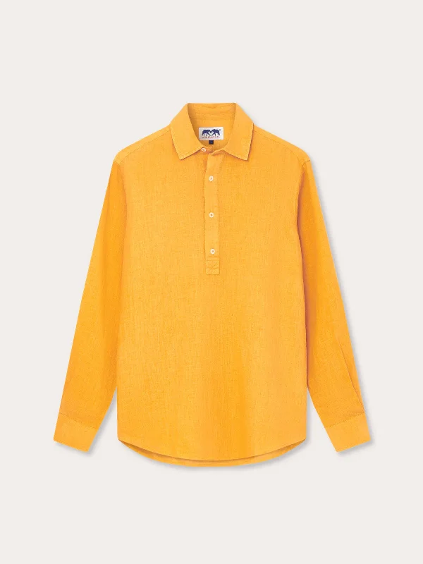 Retro Fashion Men's Golden Hour Hoffman Linen Shirt