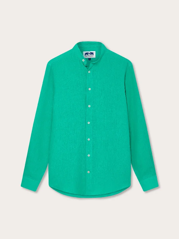 Elegant Wear Men's Palm Eagle Maycock Linen Shirt