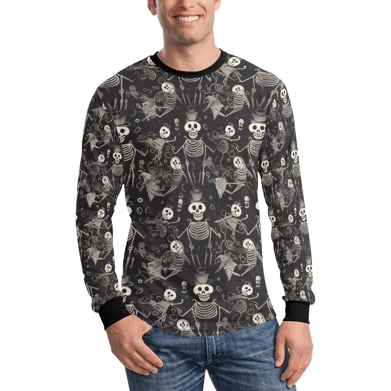 Men's Sugar Skulls Long Sleeve T-shirt