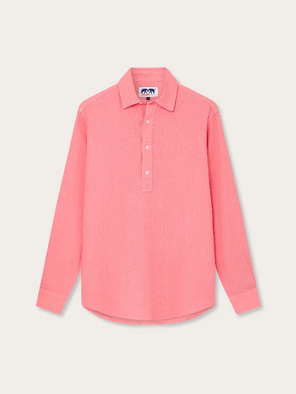 Versatile Items Men's Watermelon Hoffman Linen Shirt