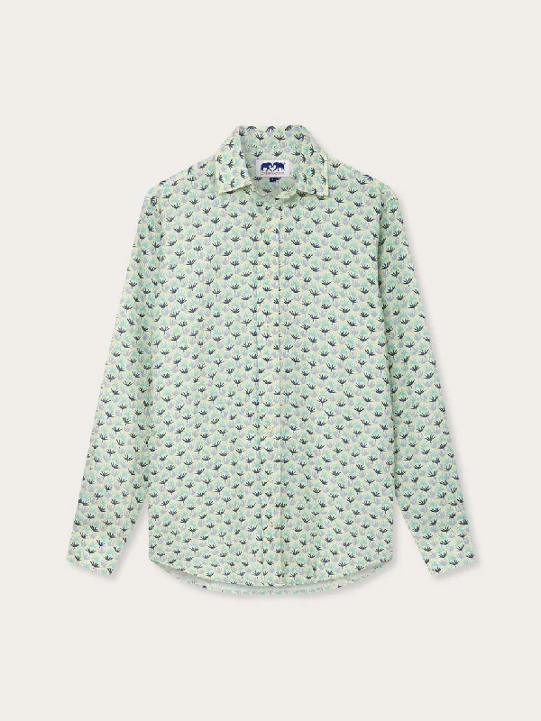 Classic Color Men's Palm Sugar Abaco Linen Shirt