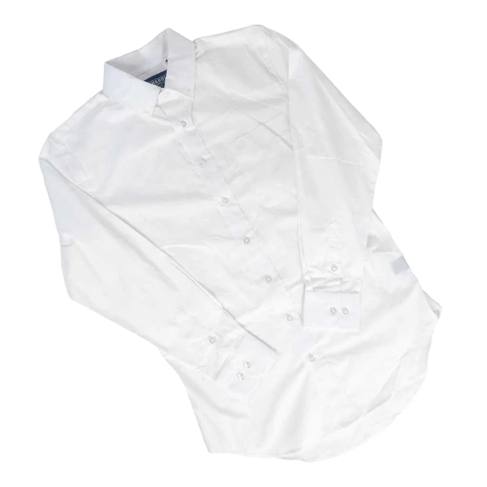 Loose Fit PANHANDLE WHITE STRETCH POPLIN SHIRT
