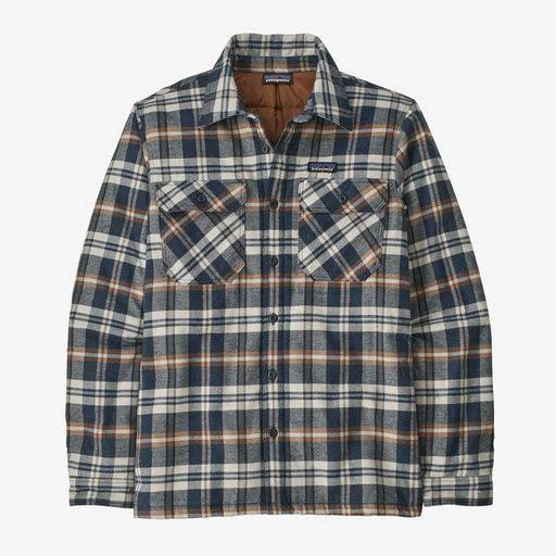 Relaxed And Casual Patagonia Men's Insulated Organic Cotton Midweight Fjord Flannel Shirt