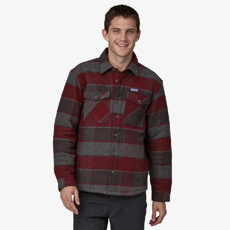 Comfy Layers Patagonia Men's Lightweight Insulated Fjord Flannel Shirt