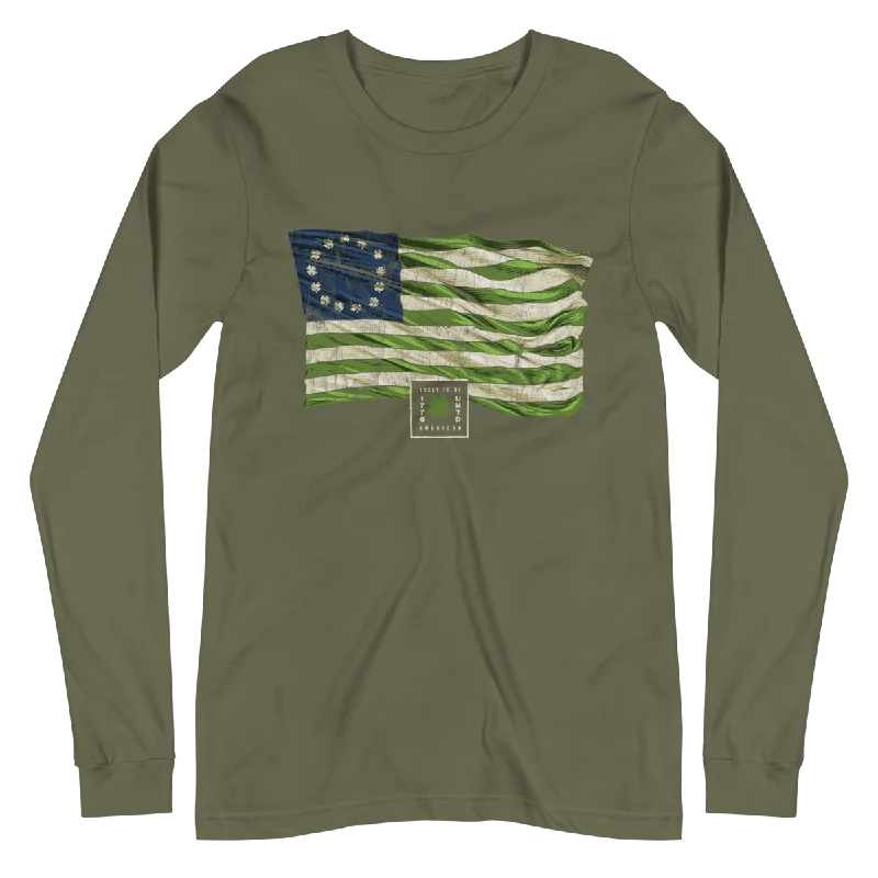 St. Paddy's Betsy Ross Flag Long Sleeve Tee