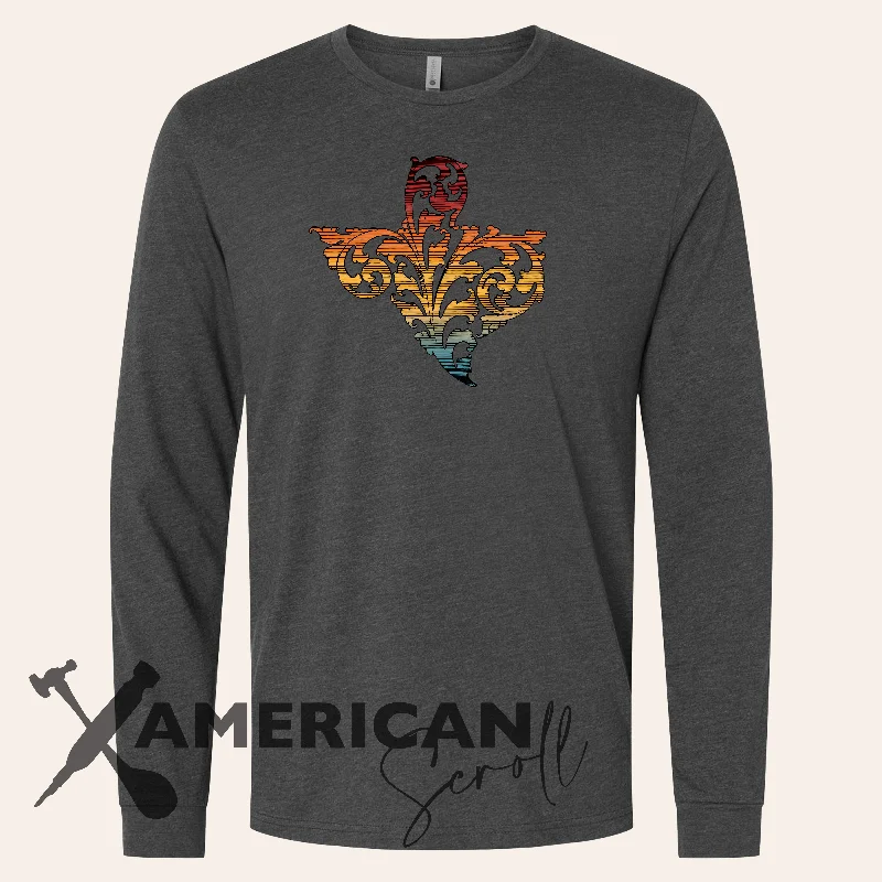 Texas Sunset - Unisex Long Sleeve Tee