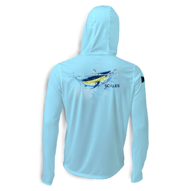 Free And Comfortable Tuna Frenzy Hooded Performance