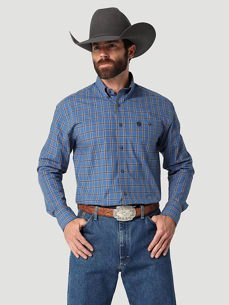 Dynamic Fashion WRANGLER GEORGE STRAIT INKY LONG SLEEVE SHIRT