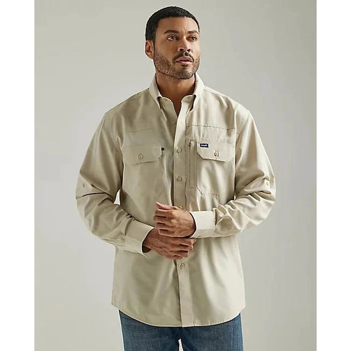 European Plan Wrangler Men's Performance Long Sleeve Shirt
