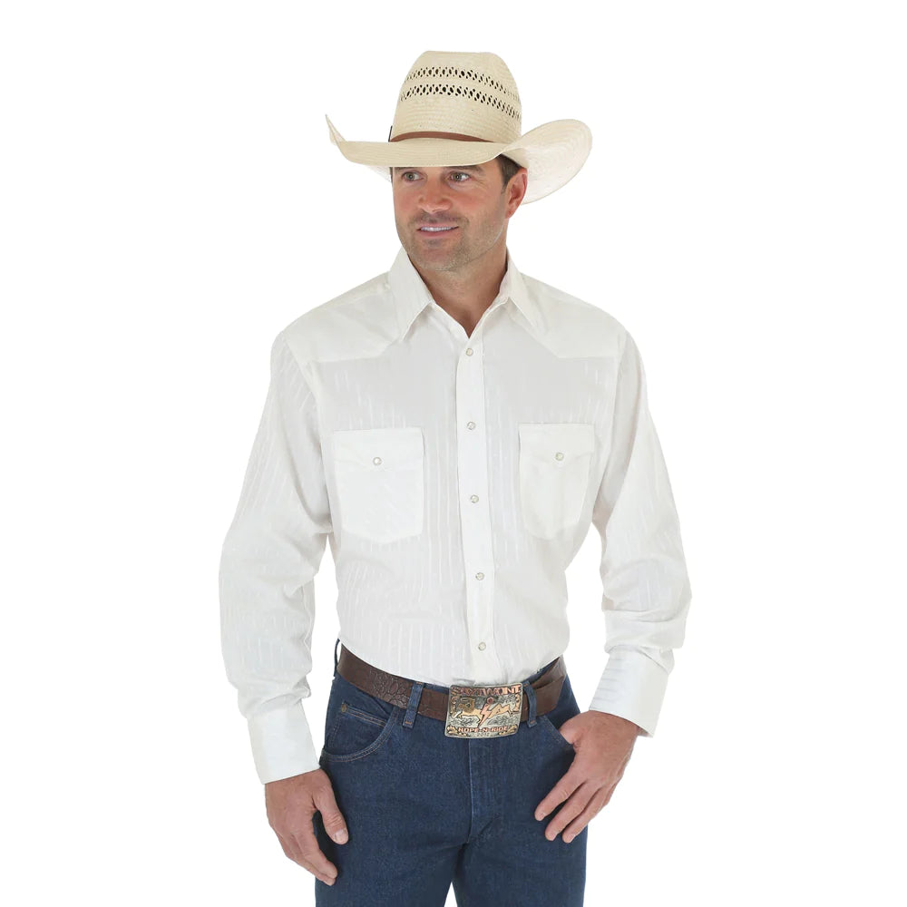 Fashion Classic Wrangler Mens Sport Western Snap Shirt