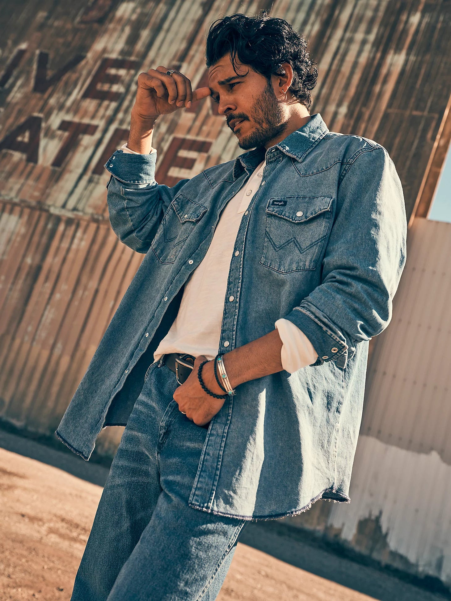 Modern Comfort Wear WRANGLER VINTAGE-INSPIRED WESTERN SNAP WORKSHIRT