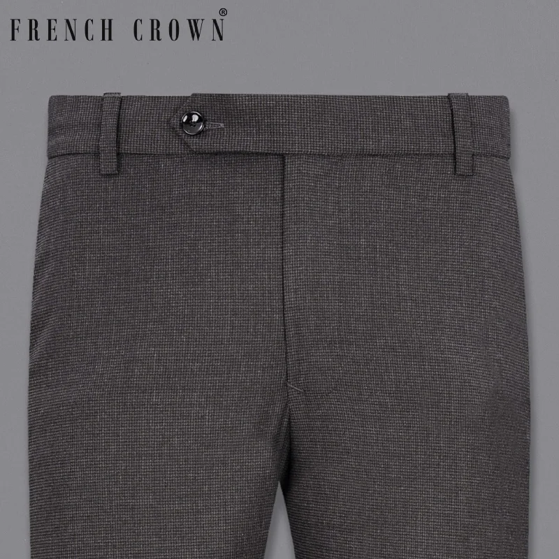 Baltic Sea Grey Textured Pant