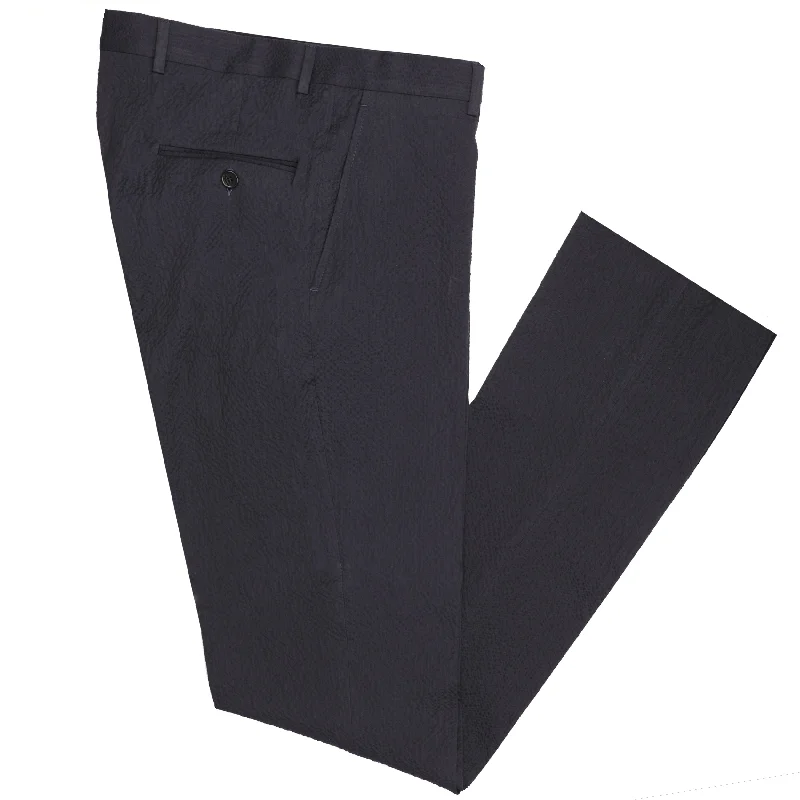 Commanders Navy Seersucker Stretch Pant