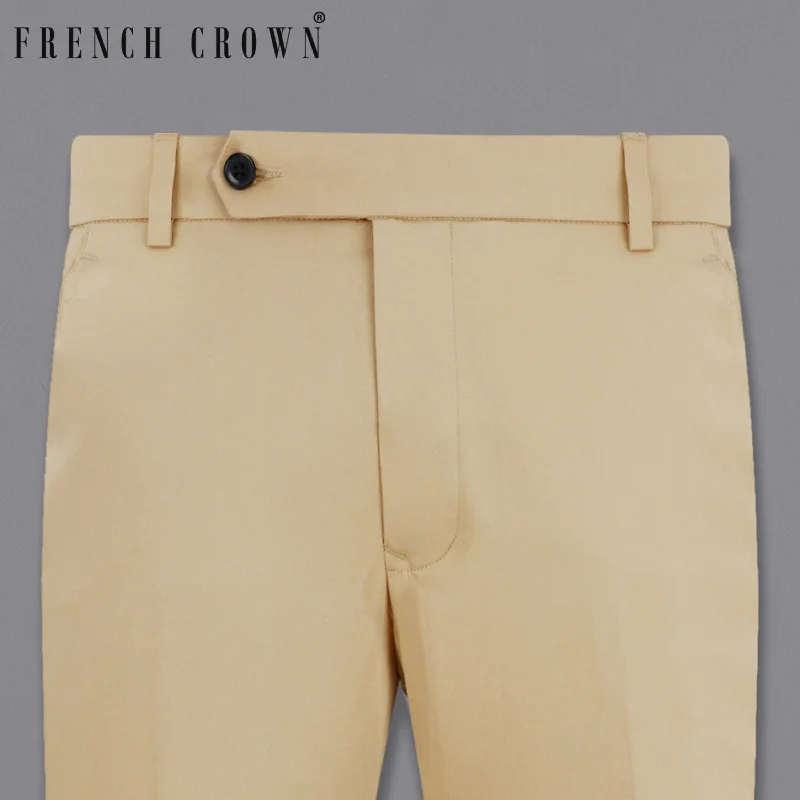 Fawn Beige Premium Cotton Pant