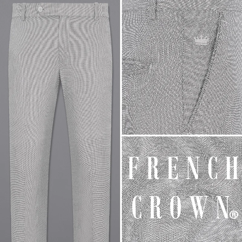 Ghost Grey Textured Pant