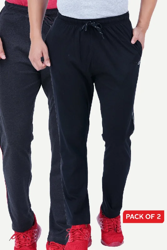 Track Pants - Jogging Bottoms For Mens Combo Pack Of 2 | Ariser