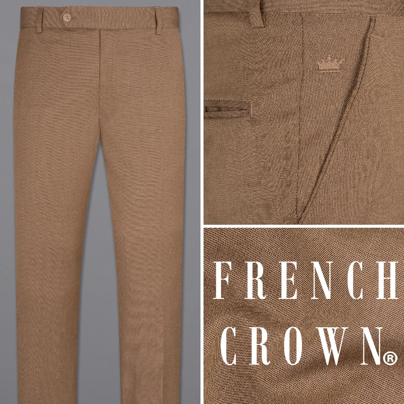 WOOD BROWN FORMAL PANT