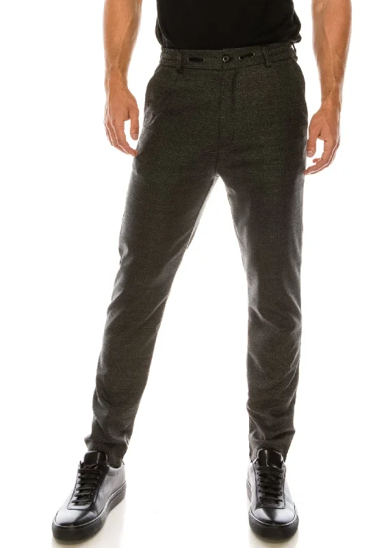 Classic Items Marled Commuted Trouser - Black