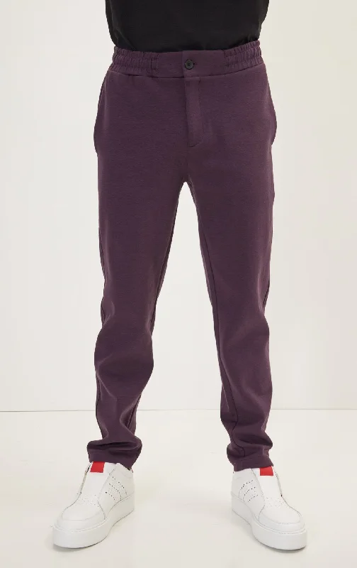 Effortless Style Bordeaux Jogger Pants
