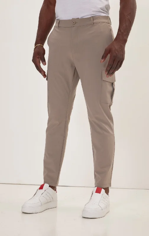 Sweet Style Tapered No-Wrinkle Utility Pants - Vizon