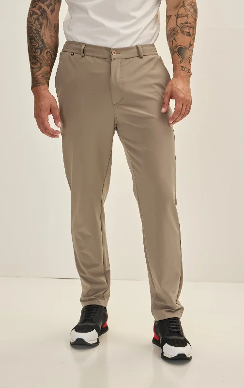 Celebrity Style Wrinkle Free Tapered Travel Pants - Vizon