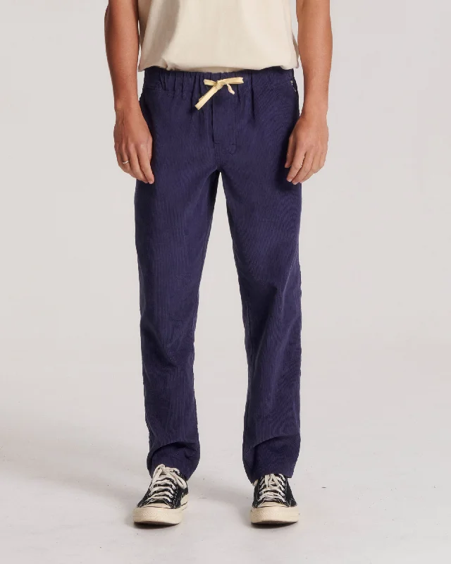 Bright Colors All Day Cord Pant - Violet