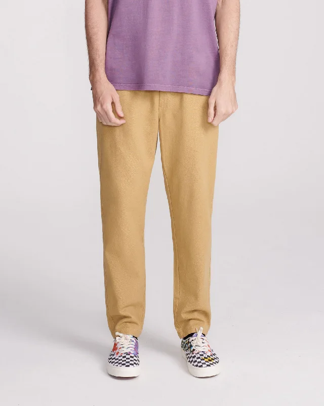 Fashion Must-have ALL DAY TWILL PANT - SAND