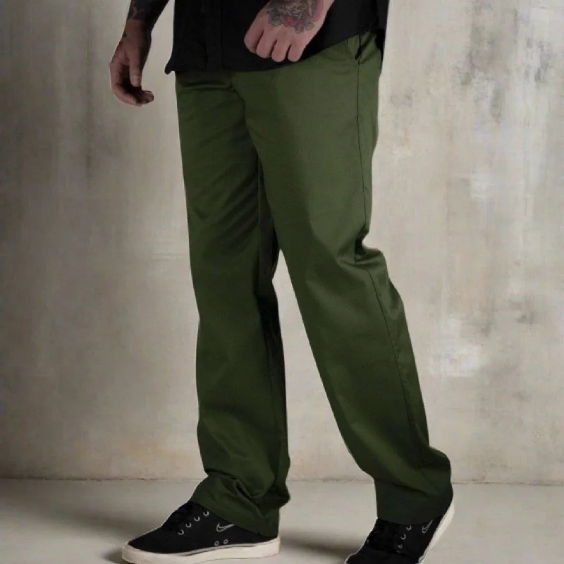 Integrated Design Chino Pants | Forest Green