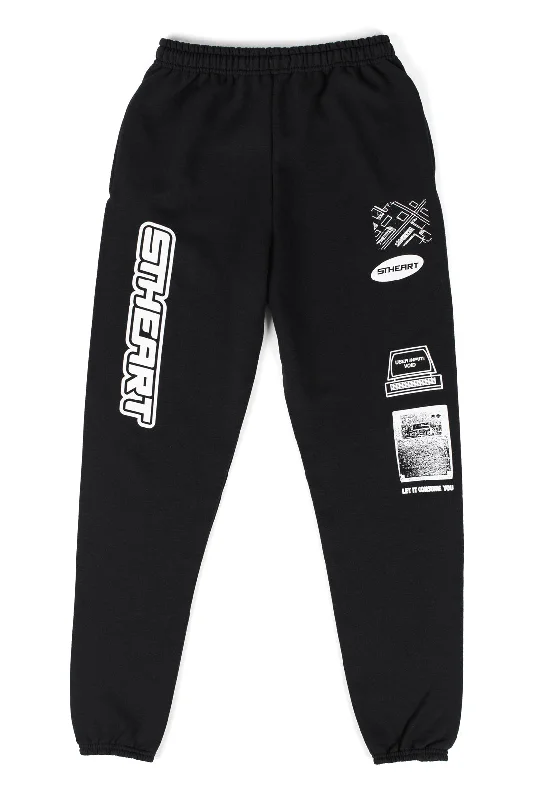 Celebrity Style Codec Sweatpants | Black