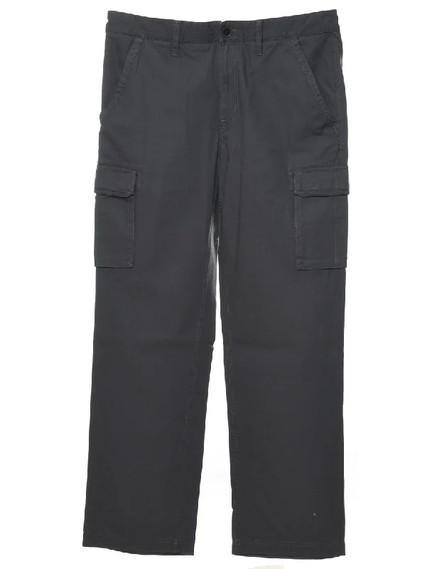 Versatile Outfits Dark Grey Lee Cargo Trousers - W36 L32