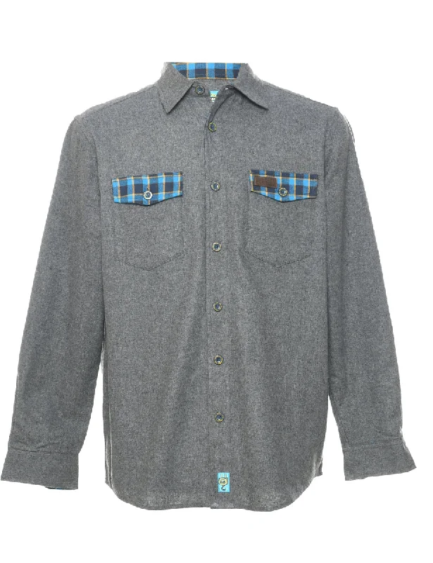Relaxed Fit Wear Dark Grey Shirt - M