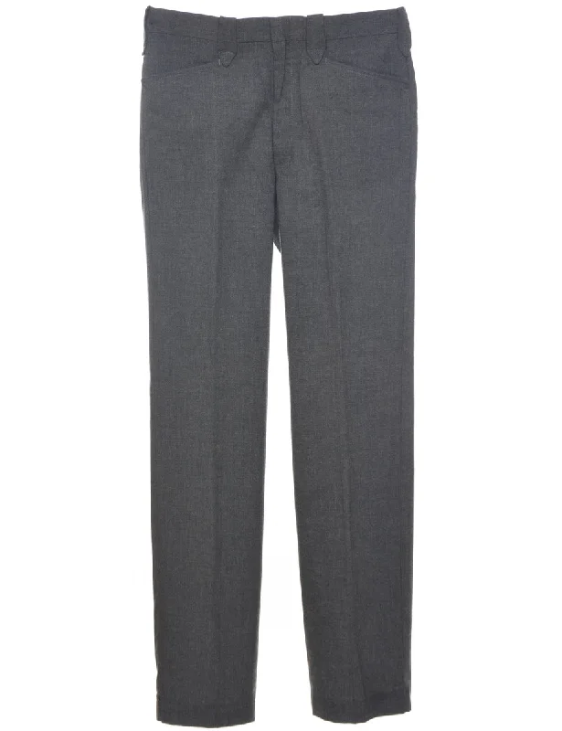 Breezy Outfits Dark Grey Trousers - W30 L34