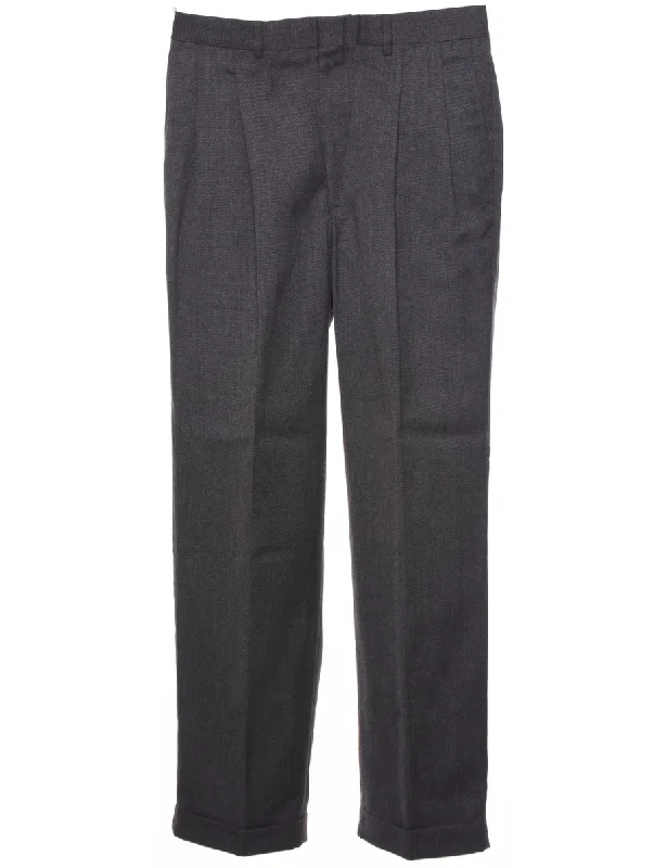 Soft Wearables Dark Grey Trousers - W34 L32