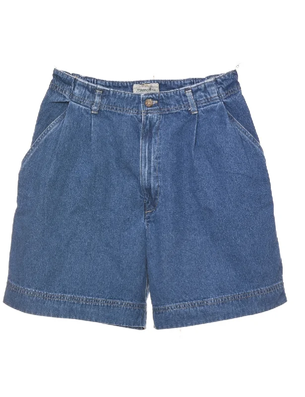 Slim Fit Dark Wash Denim Shorts - W26 L6