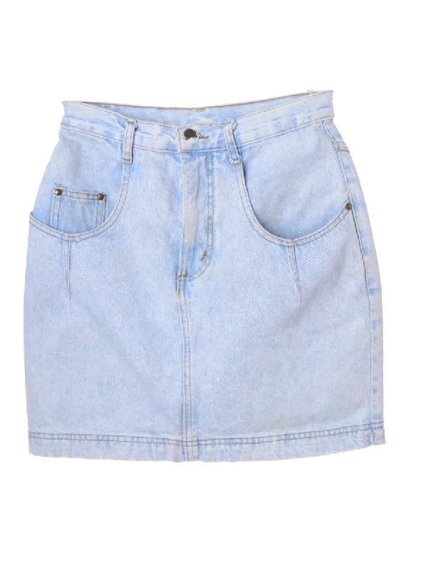 Comfortable And Casual Denim Midi Skirt