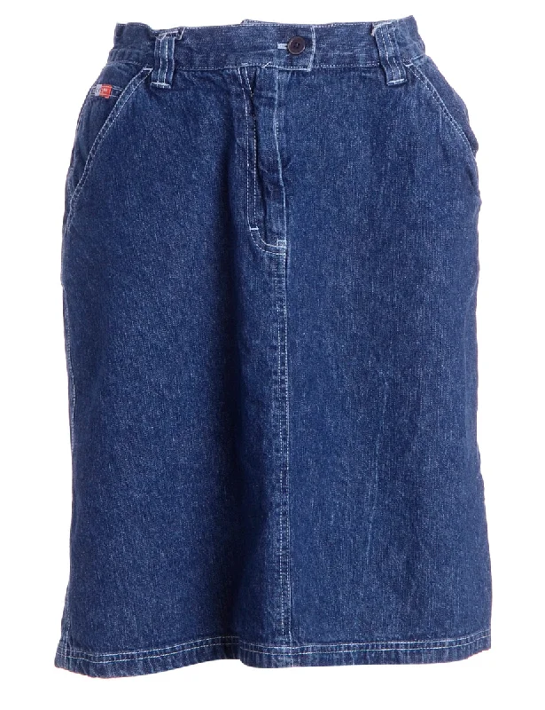Must-have For Autumn And Winter Denim Skirt - S