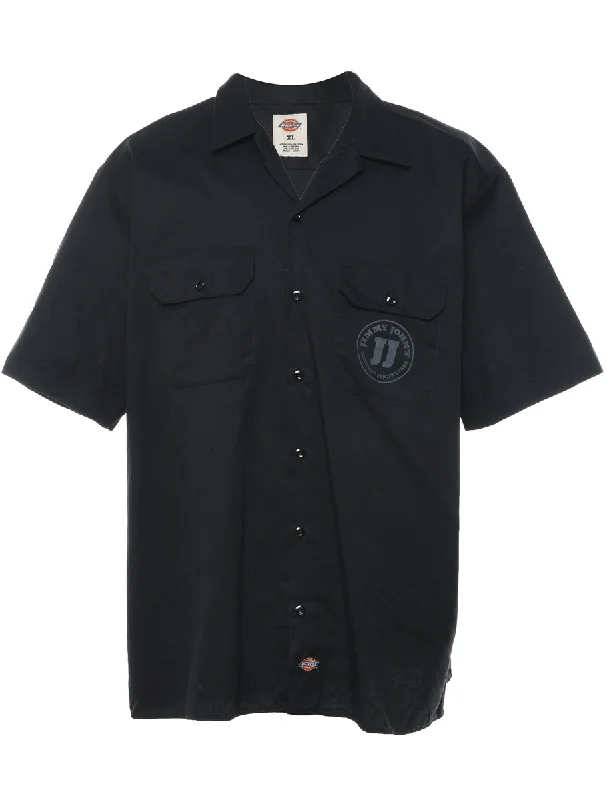 Exquisite Details Dickies Black & Grey Workwear Shirt - XL