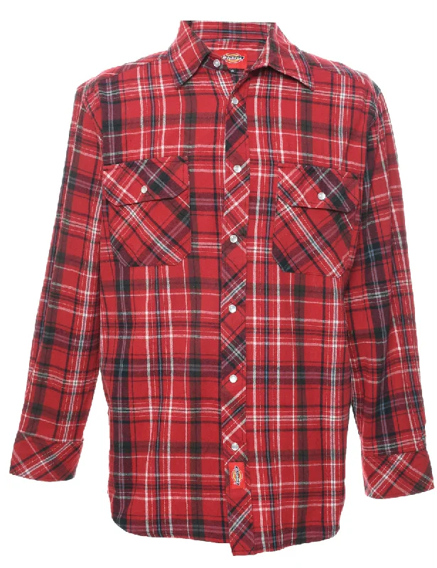 Lounge Wear Dickies Checked Shirt - L