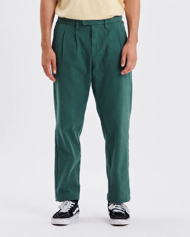 Soft Comfort Wear Harro Twill Pant - Green