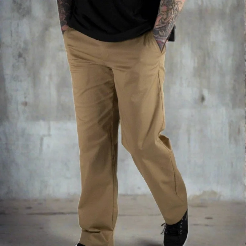 Minimal Classic Chino Pants | Khaki