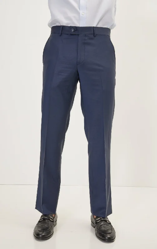 Warm Layers Merino Wool Dress Pants - Dark Blue