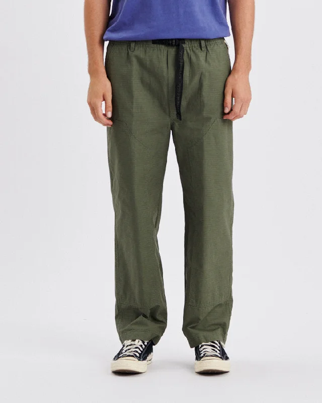 Elegant And Lazy Worker Ripstop Pant - Fatigue