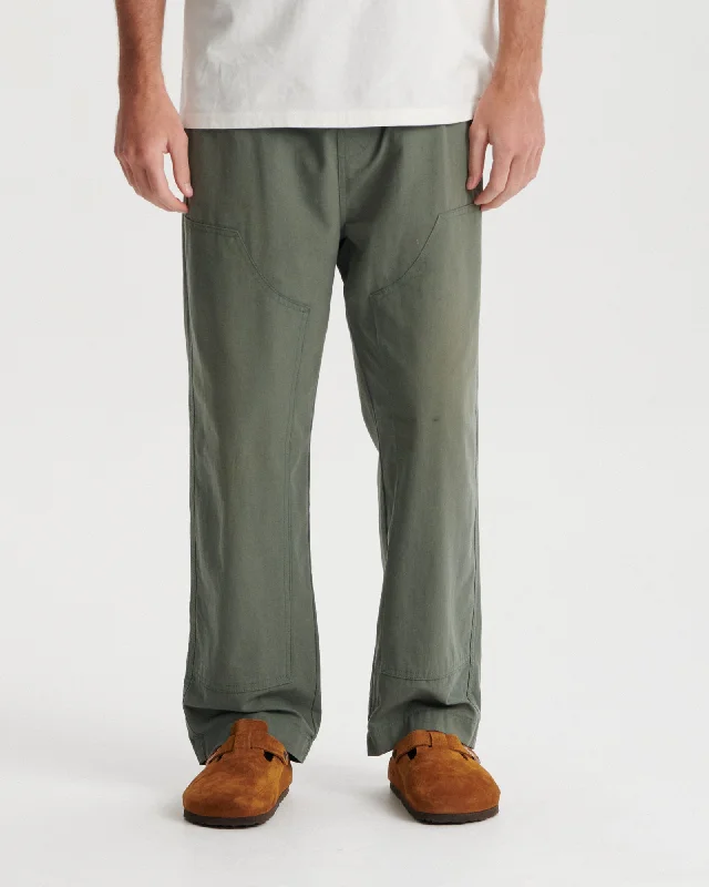 Knowledge And Elegance Worker Ripstop Pant - Fatigue