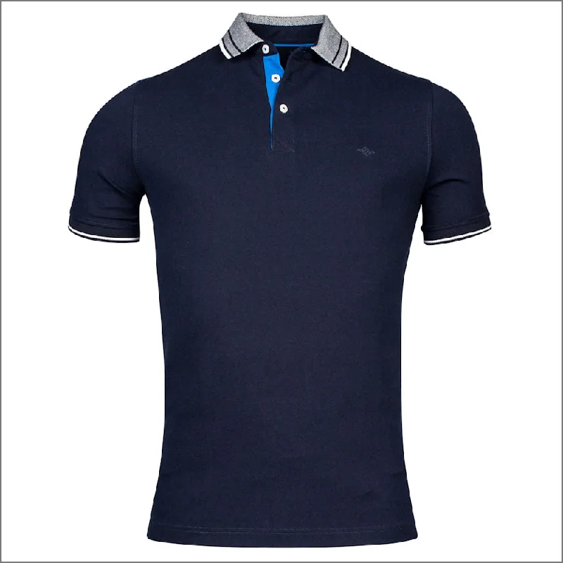 Lazy Style BAILEYS Navy Polo Top*