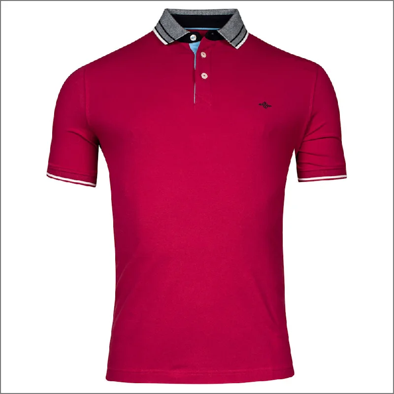 Fresh And Natural BAILEYS Dark Cerise Polo Top*