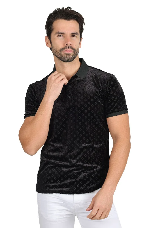 Bright Colors Black Diamond Polo Shirt